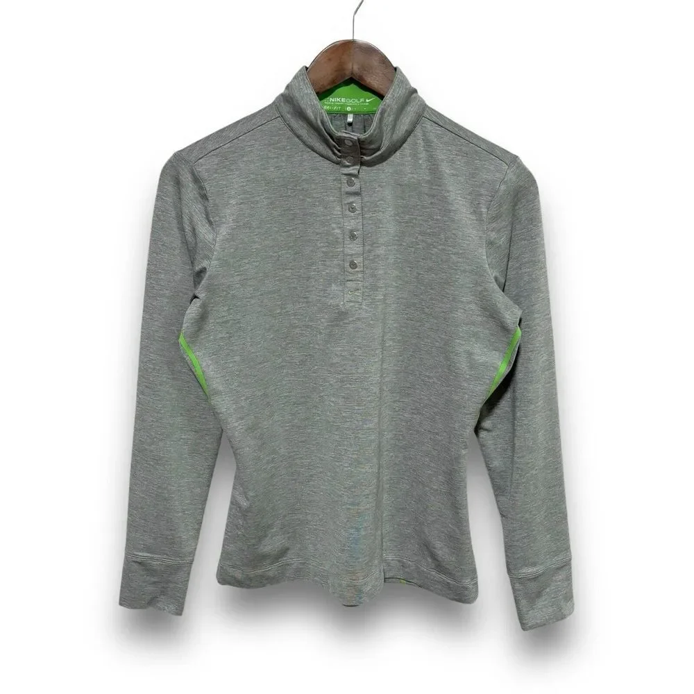 Nike Golf Dri-Fit Women's Snap Up‎ Pullover Lightweight Size Small 18 x 24